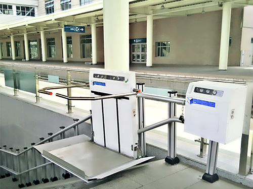 斜掛式輪椅升降平臺